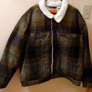 Levi's Sherpa Denim Trucker Jacket